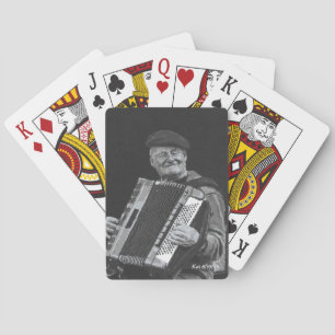 Jeu De Cartes Happiness Is, Paris Musicien Black & White Art