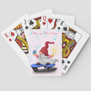 Jeu De Cartes Happy Skater Gnome avec des cadeaux et Sparkler - 