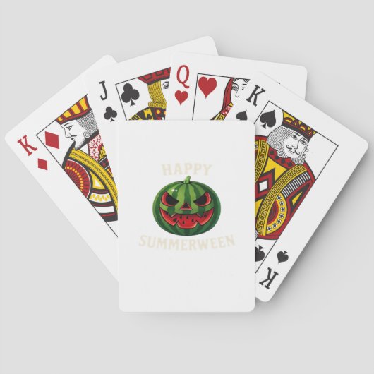 Jeu De Cartes Happy Summerween Watermelon Jack O’ Lantern - Funn (dos)