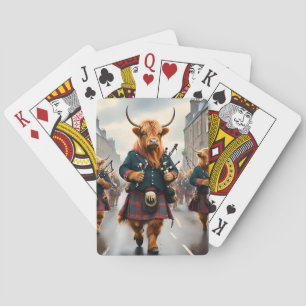 Jeu De Cartes Harmonie des Highlands : groupe de vaches highland