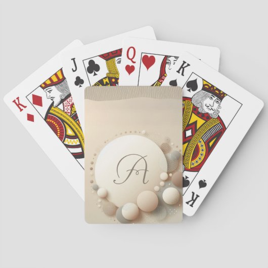 Jeu De Cartes Harmonie monogramme de la sphère (dos)