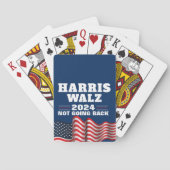 Jeu De Cartes Harris Walz 2024 | Vote démocrate (dos)