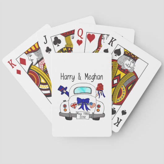 Jeu De Cartes Harry et mariage de Meghan, le 19 mai 2018 (dos)