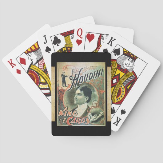 Jeu De Cartes Harry Houdini (dos)