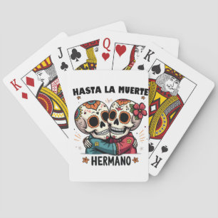 Jeu De Cartes Hasta La Muerte Hermano Jour de la Mort