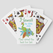 Jeu De Cartes Hawaii (dos)