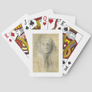 Jeu De Cartes Head of a Woman