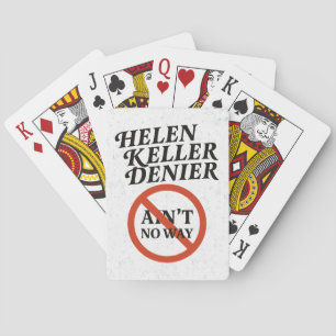 Jeu De Cartes Helen Keller Dénonciateur Y'a Pas Moyen Mème Vinta
