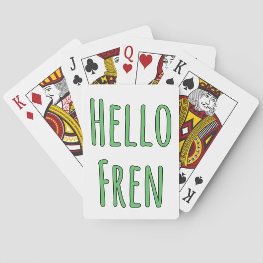 Jeu De Cartes Hello Fren (dos)