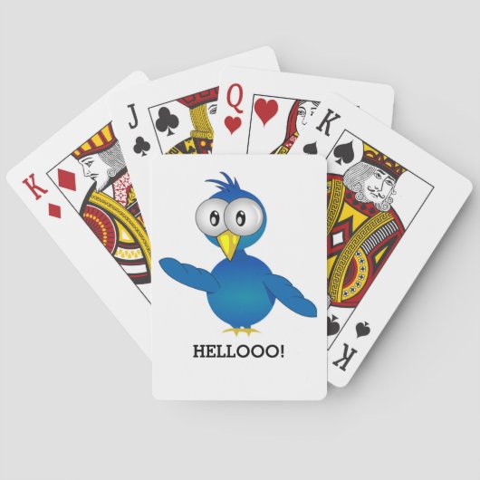 JEU DE CARTES HELLOOO ! OISEAU ! (dos)