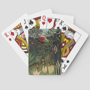 Jeu De Cartes Henri Rousseau - Singes et perroquets en Forêt Vie