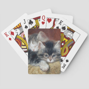 Jeu De Cartes Henriette Ronner Knip Kittens Peinture