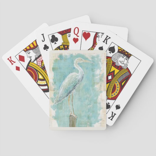 Jeu De Cartes Héron tropical des oiseaux | toujours (dos)