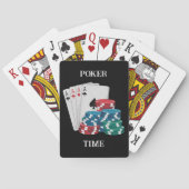 Jeu De Cartes Heure de poker cool ajouter du texte (dos)