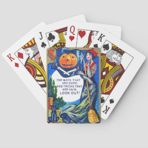 Jeu De Cartes Heure d'Halloween tombée