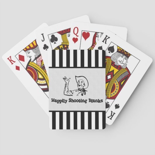 Jeu De Cartes Heureusement Tirer des blancs (dos)