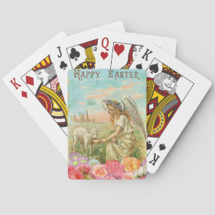 Jeu De Cartes heureux ange de pâques