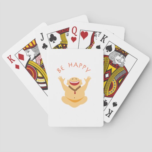 Jeu De Cartes Heureux Bouddha riant (dos)