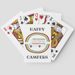 Jeu De Cartes HEUREUX CAMPERS Rainbow Retro Motorhome RV