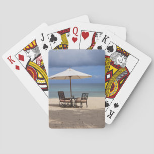 Jeu De Cartes Heureux dehors