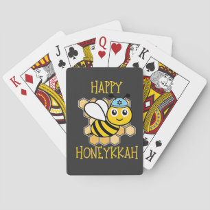 Jeu De Cartes Heureux Honeykkah Honey Bee Hanoukka Juif