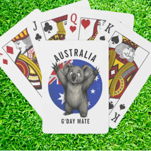 Jeu De Cartes heureux koala australien