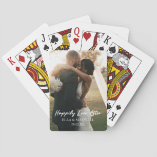 Jeu De Cartes Heureux toujours après le Mariage photo personnali