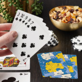 Jeu De Cartes Hibiscus fleurs et feuilles (In Situ)