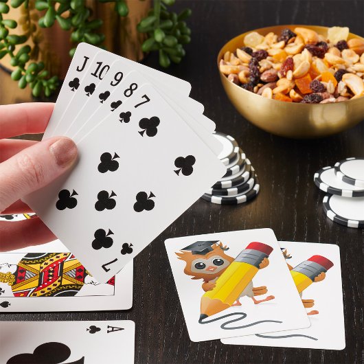 Jeu De Cartes Hibou écrivant
