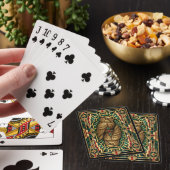 Jeu De Cartes Hibou, faune Art Déco (In Situ)