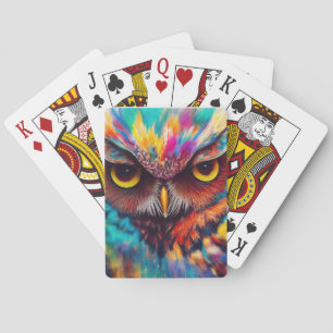Jeu De Cartes Hibou Oiseau découverte d'animaux Aventure Nature 