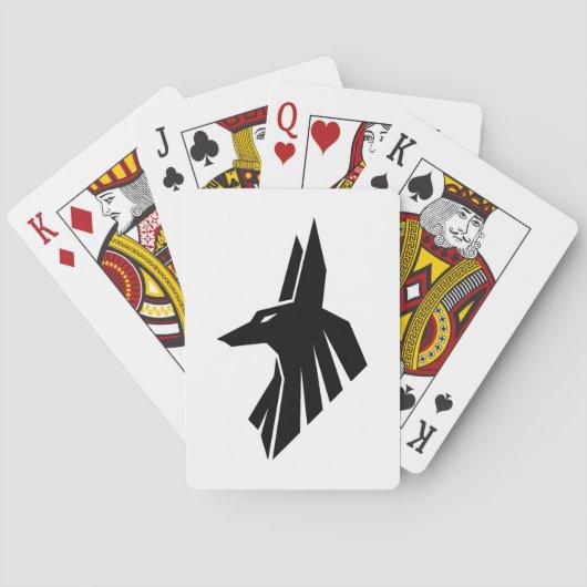 Jeu De Cartes Hiéroglyphes égyptiens - Anubis (dos)