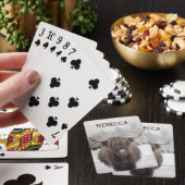 Jeu De Cartes Highland Cow Scotland Rustic Farm Monogramme (In Situ)