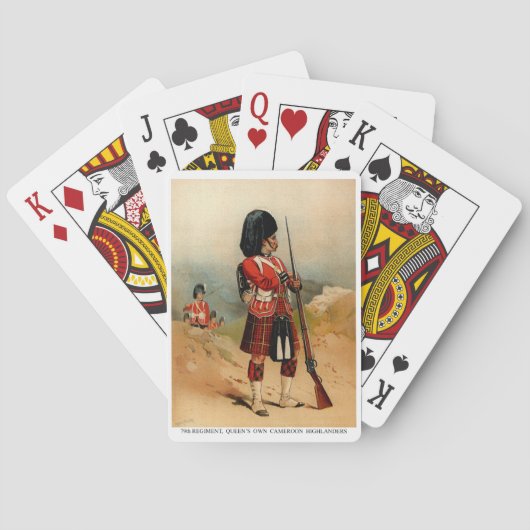 Jeu De Cartes Highlanders du Queens Cameroun (dos)