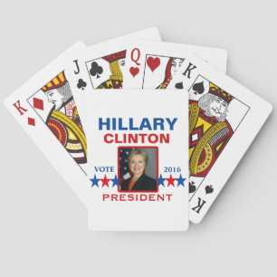 Jeu De Cartes Hillary Clinton pour le président 2016