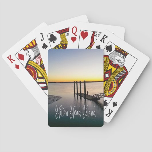 Jeu De Cartes Hilton Head Island Caroline du Sud (dos)