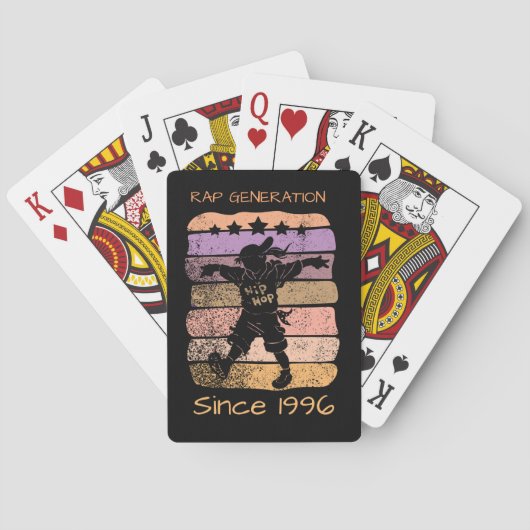 Jeu De Cartes Hip hop Generation 1996 Retro Playing Cards (dos)