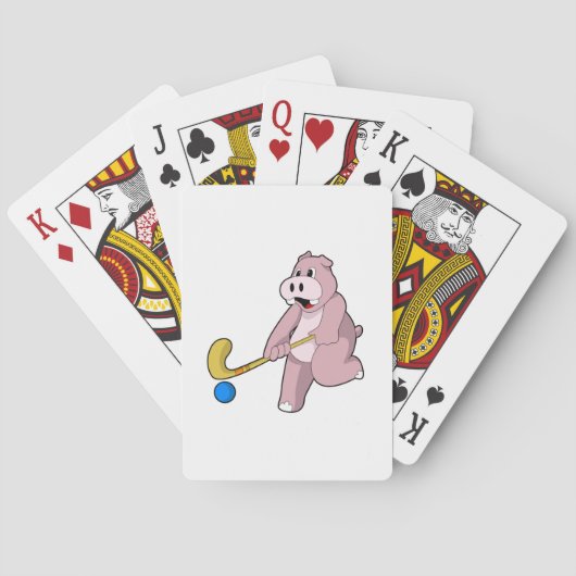Jeu De Cartes Hippo at hockey (dos)