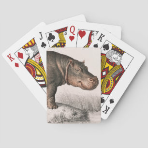 Jeu De Cartes Hippo vintage illustré