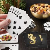 Jeu De Cartes Hippocampe Polygonal Or (In Situ)