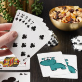 Jeu De Cartes Hippopotame heureux bleu (In Situ)