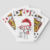 Jeu De Cartes Hipster Christmas Giraffe | Vacances (dos)