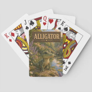 Jeu De Cartes Histoire de bébé alligator mignon livre de nursery