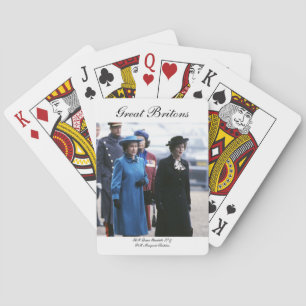 Jeu De Cartes HM Queen Elizabeth II-Margaret Thatcher