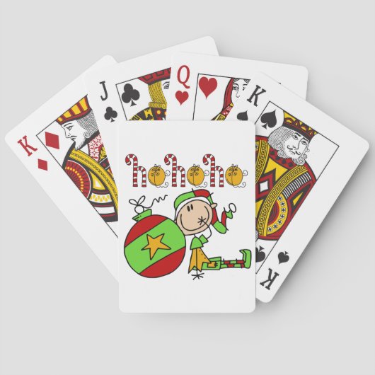Jeu De Cartes Ho Ho Ho Holiday Elfe (dos)