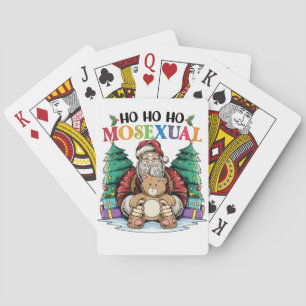 Jeu De Cartes Ho Ho Mosexué Gay Père Noël LGBTQ Gay Christmas