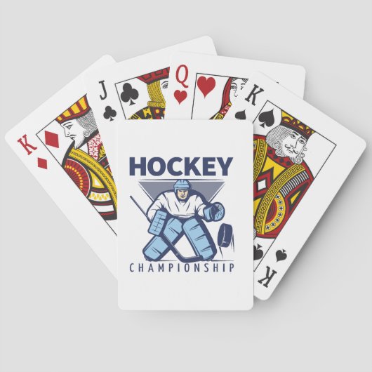 Jeu De Cartes Hockey drôle (dos)