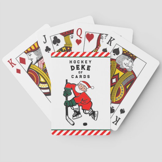 Jeu De Cartes Hockey Noël Stocking Stuffers (dos)