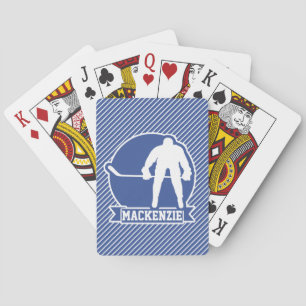 Jeu De Cartes Hockey sur glace, Bleu & Blancs, Sports