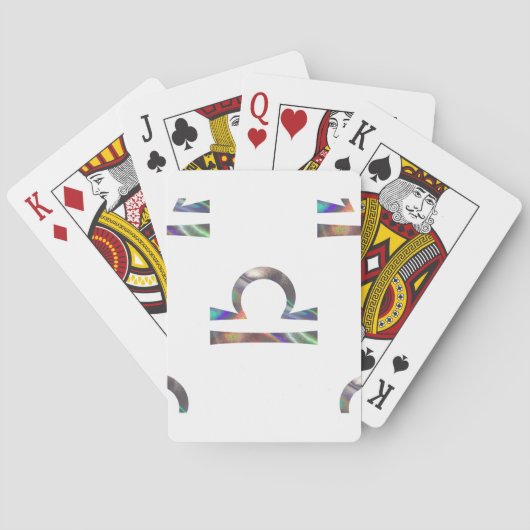 Jeu De Cartes hologramme Libra (dos)